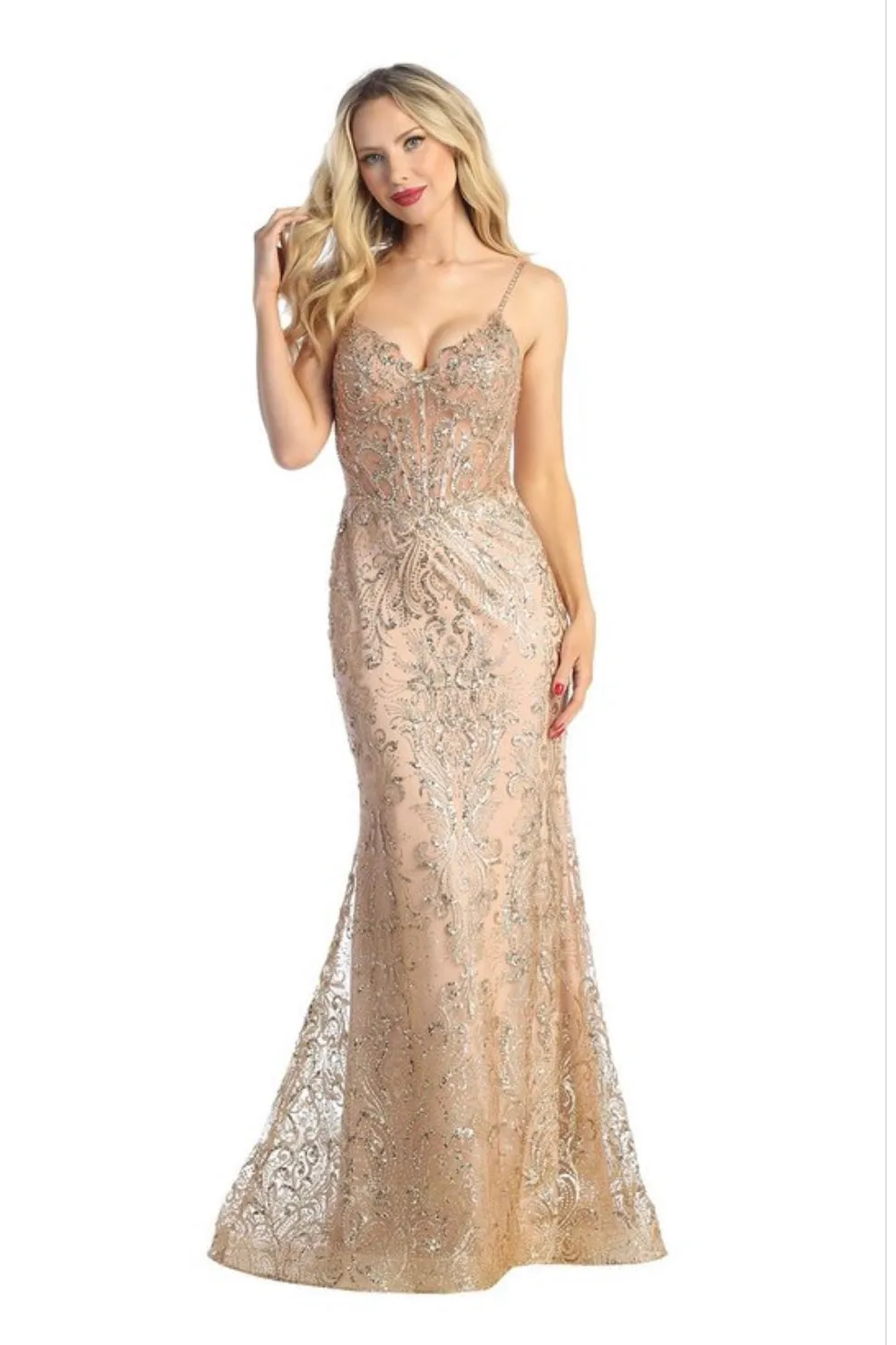 Let’s Evening Gown 7856