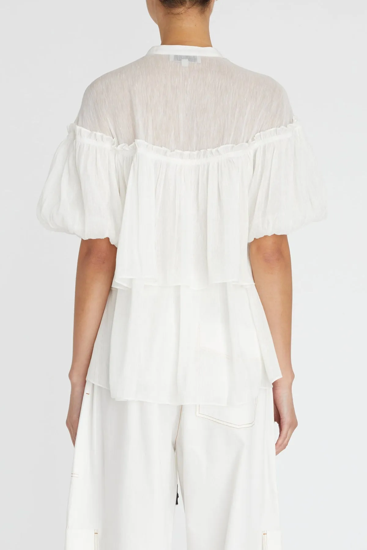 Lillian Blouse in White