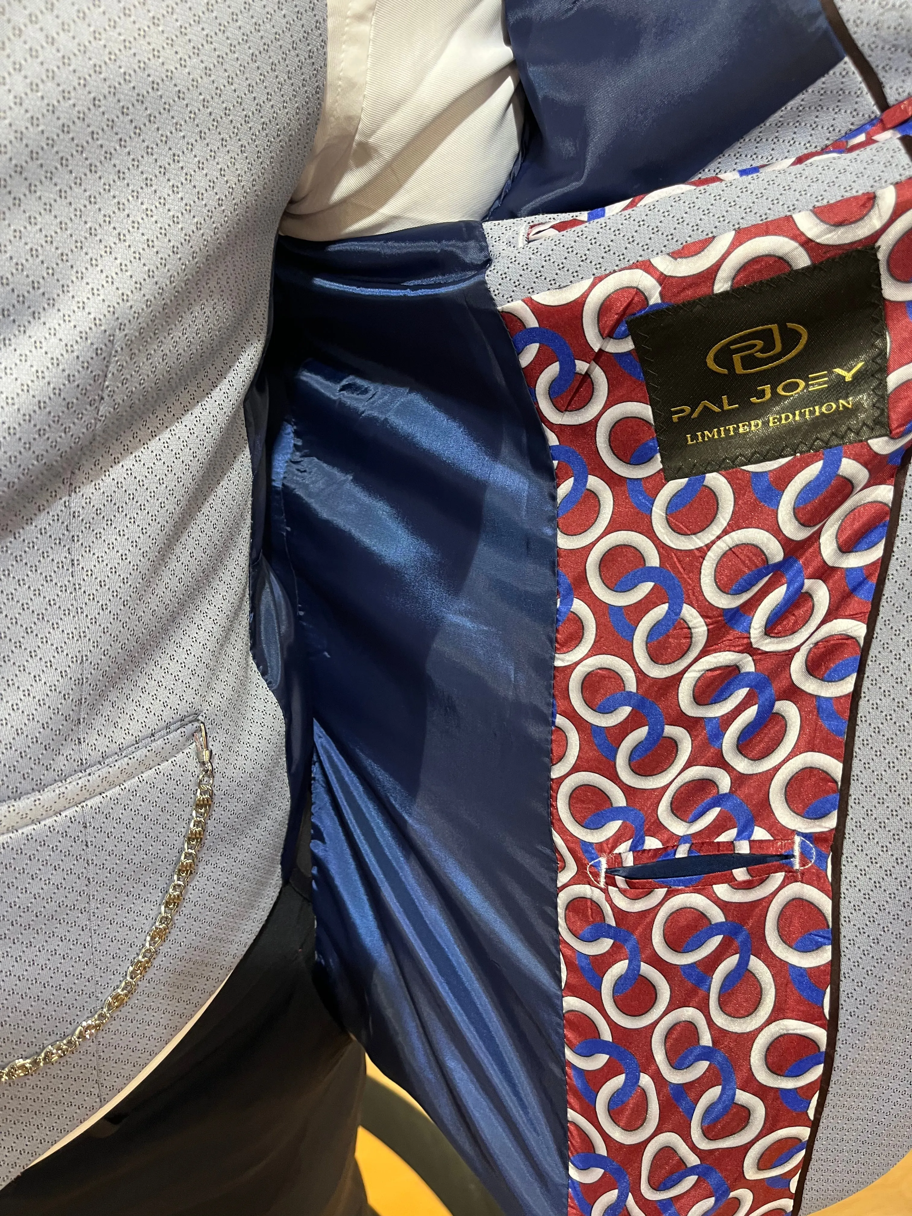 Maldini - Sky Blue 3 Piece Suit