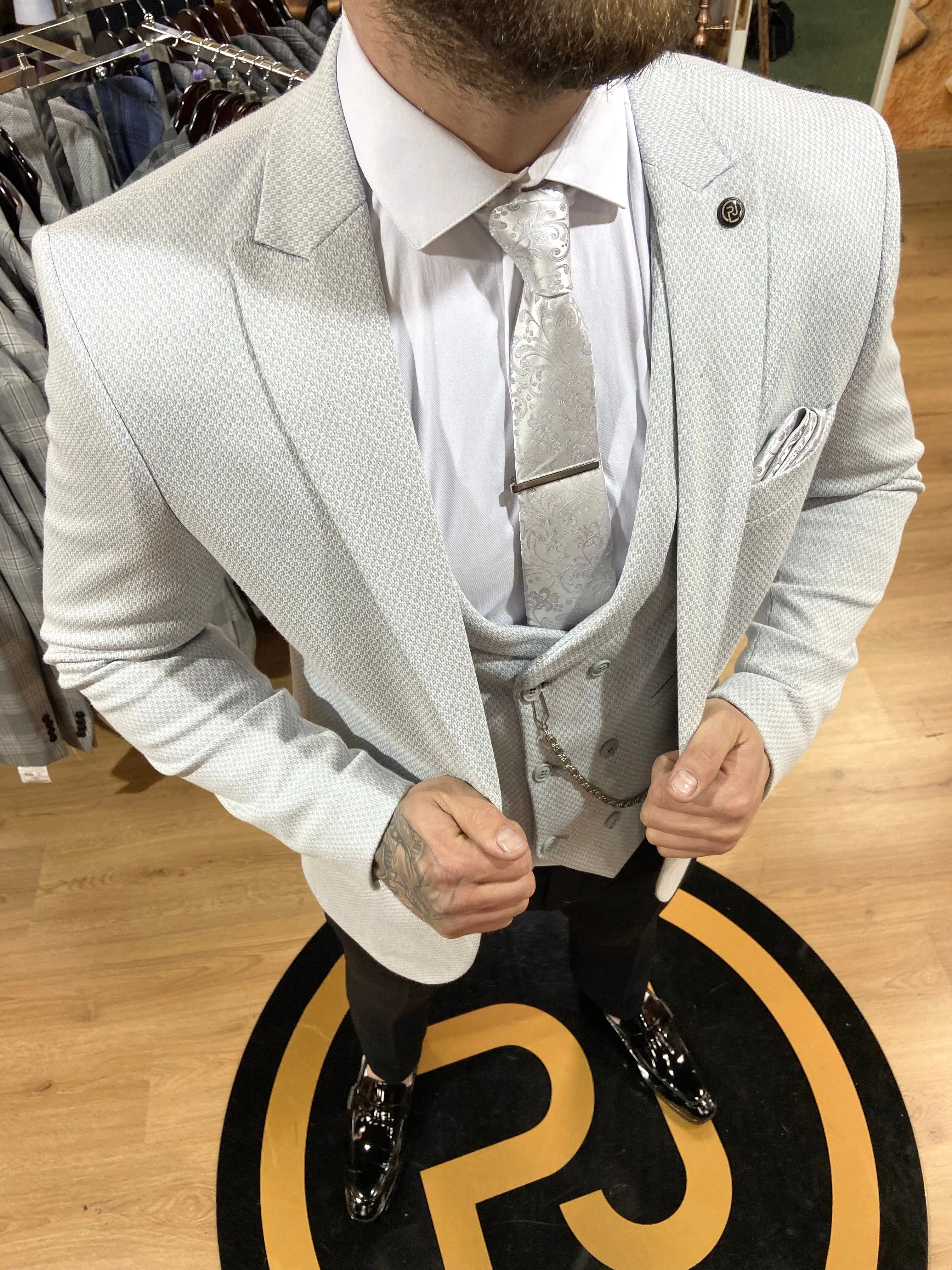 Marciano - Ice Blue 3 Piece Suit