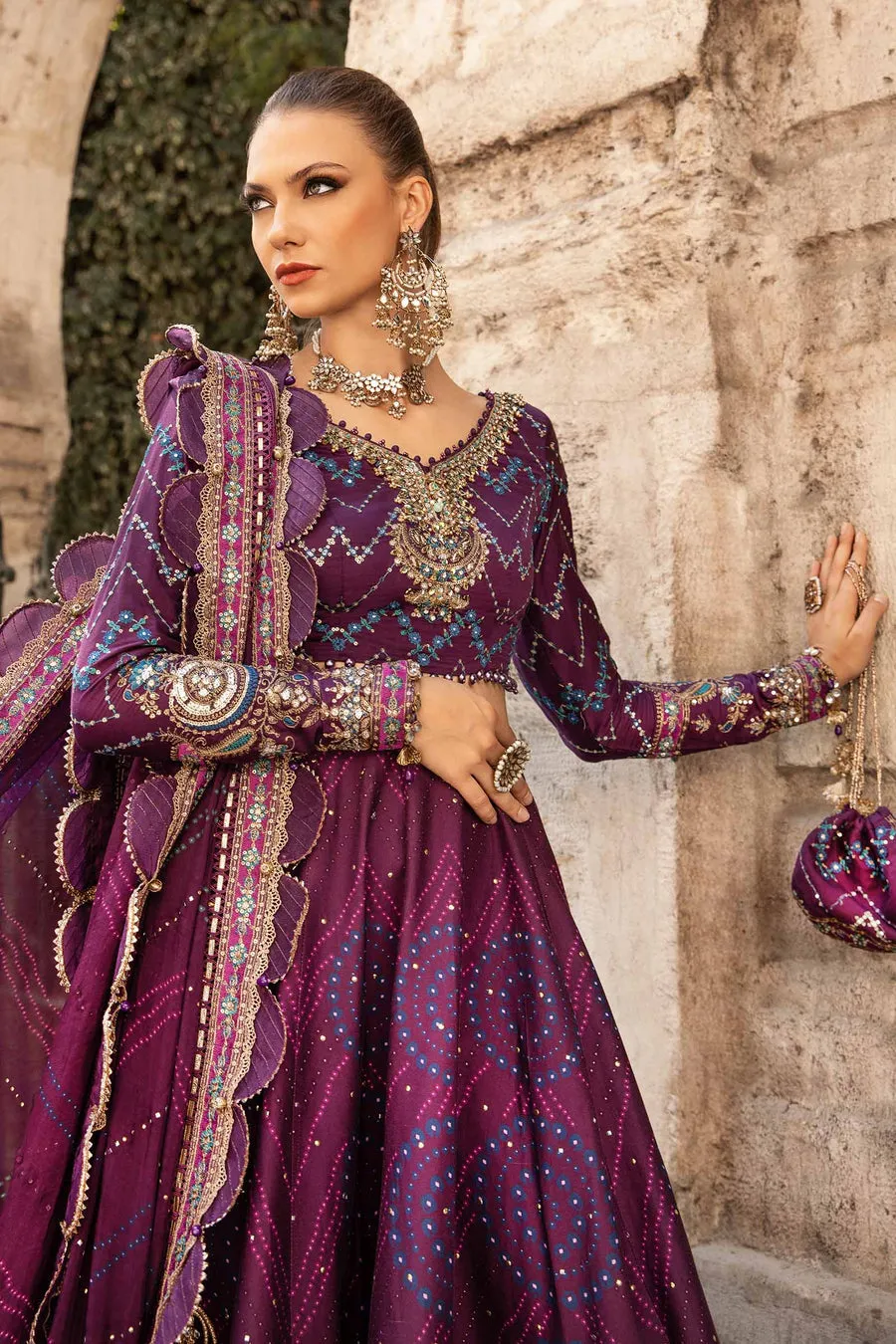 MARIA B | COTTON SATIN COLLECTION 2024 | CST-802