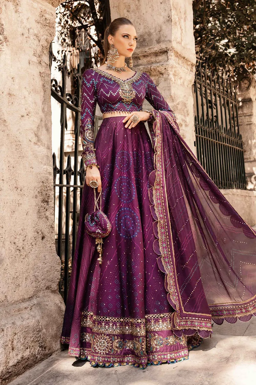 MARIA B | COTTON SATIN COLLECTION 2024 | CST-802