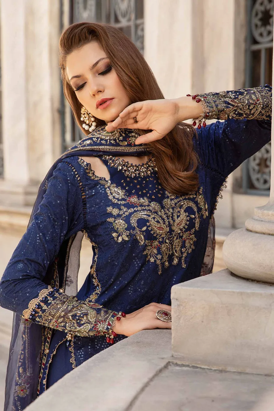 MARIA B | COTTON SATIN COLLECTION 2024 | CST-804