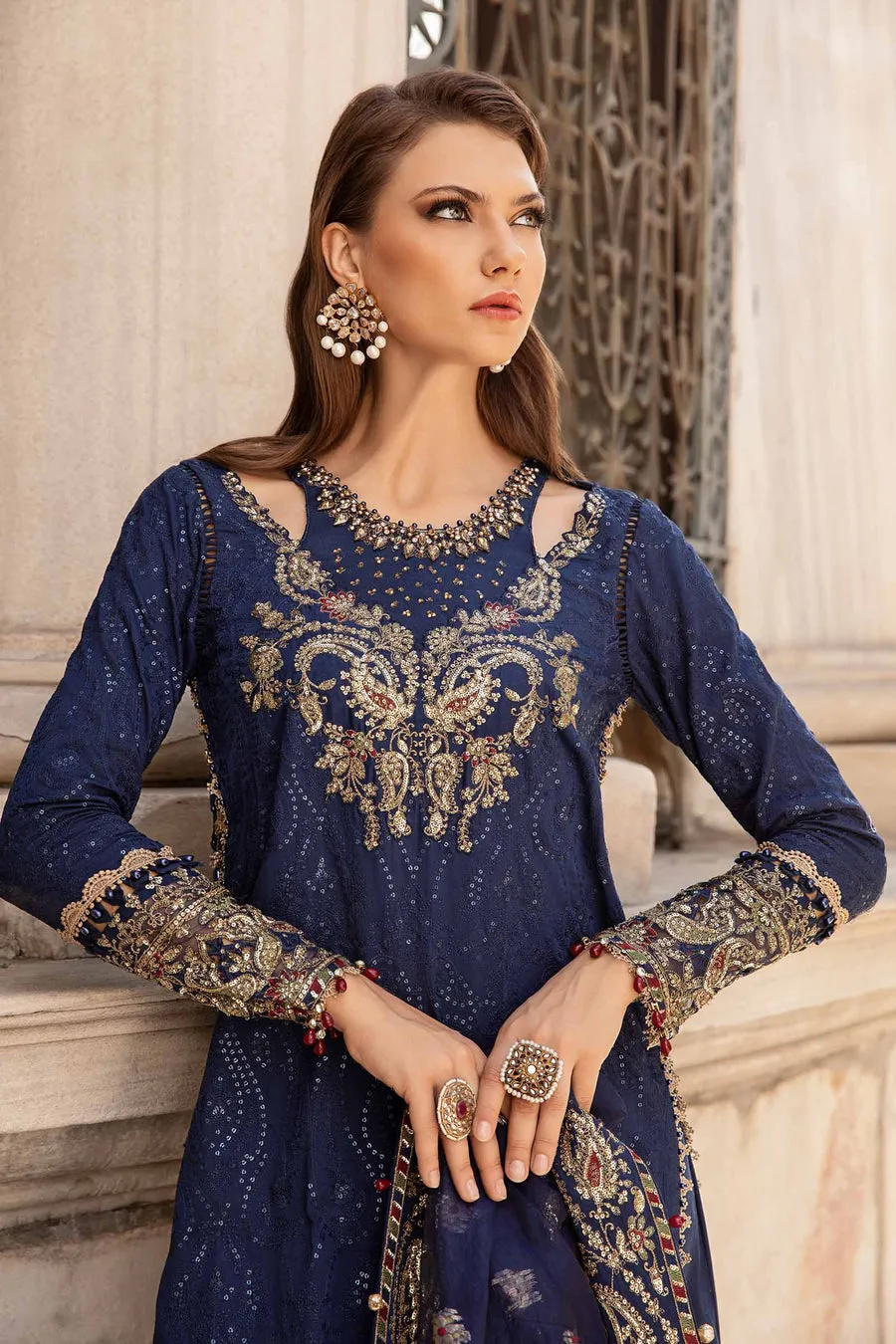 MARIA B | COTTON SATIN COLLECTION 2024 | CST-804