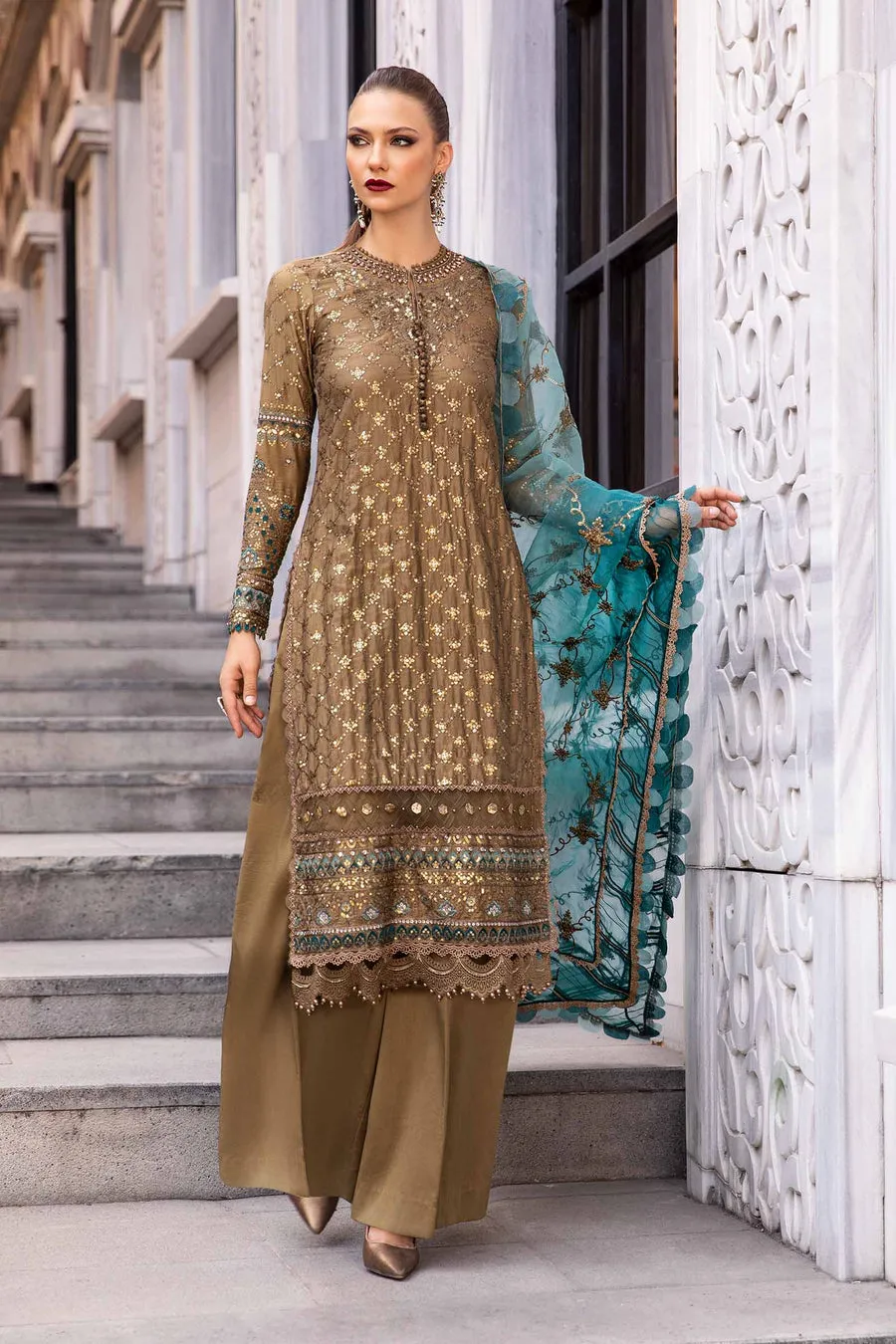 MARIA B | COTTON SATIN COLLECTION 2024 | CST-808