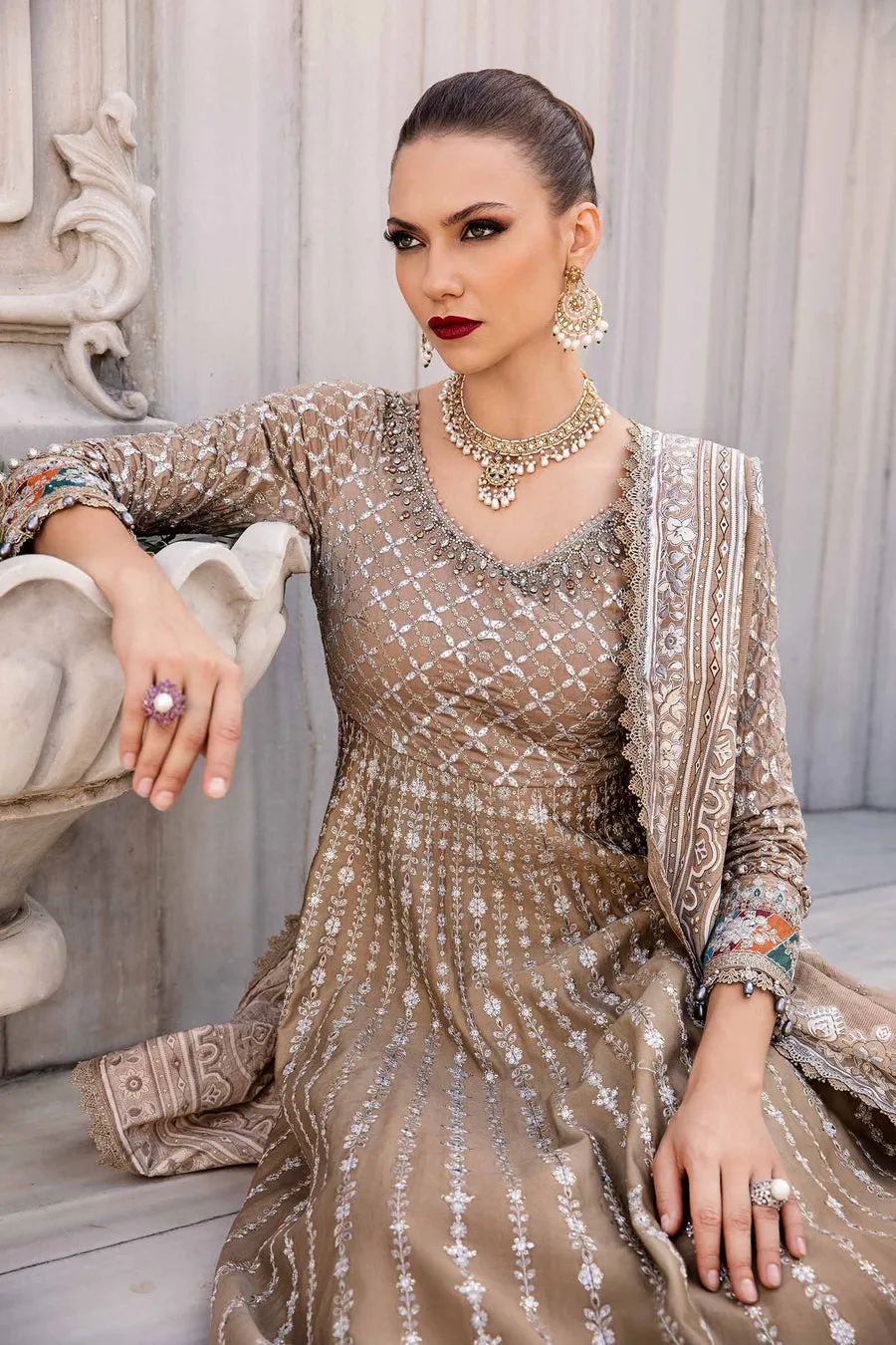 MARIA B | COTTON SATIN COLLECTION 2024 | CST-810