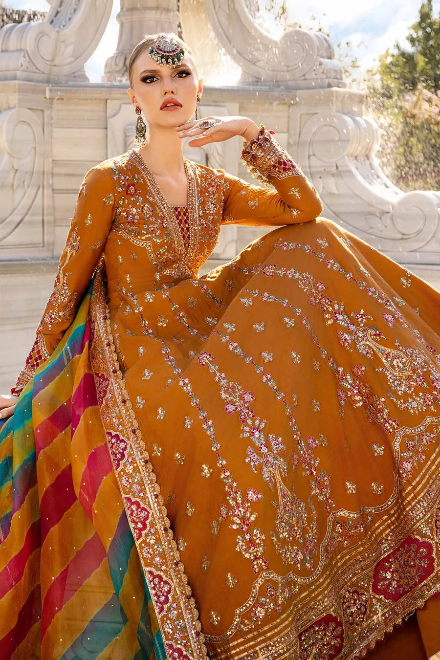 MARIA B | COTTON SATIN COLLECTION 2024 | CST-812