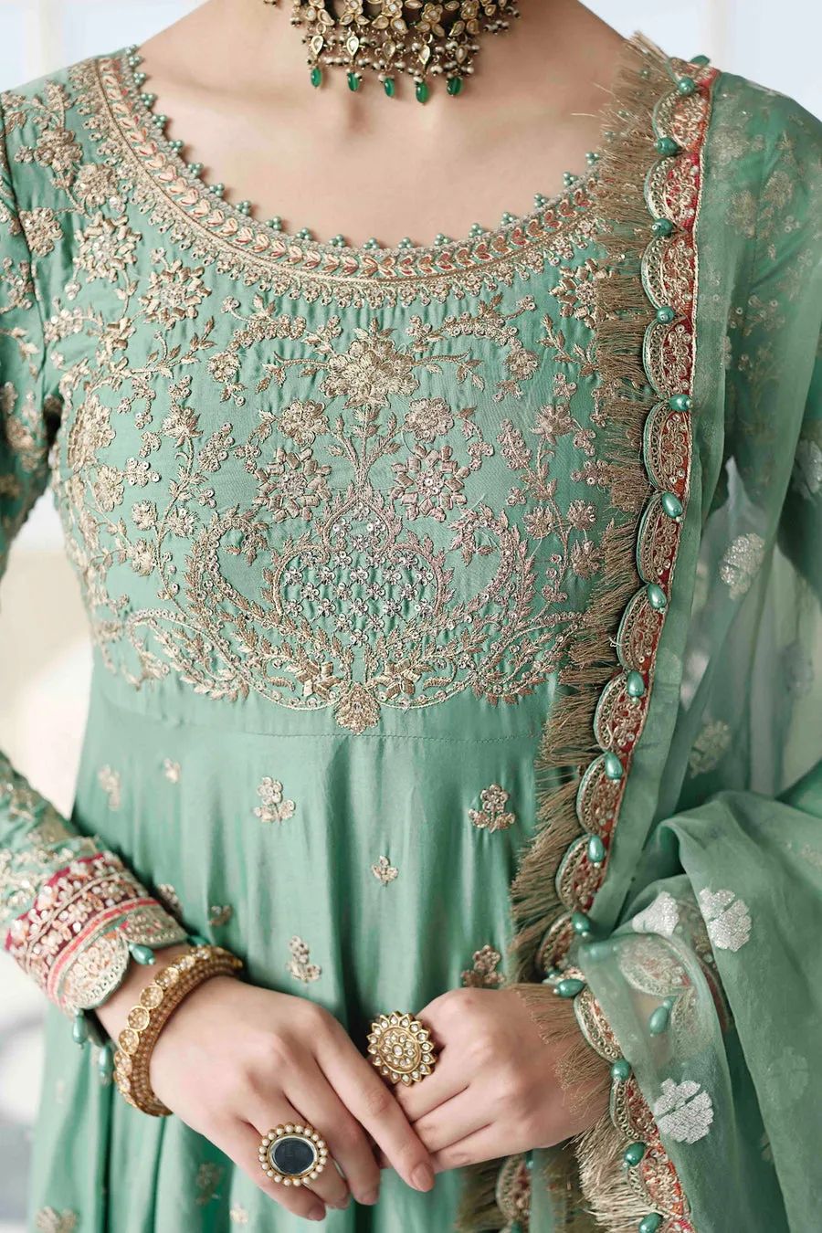MARIA B | SATEEN COLLECTION 2023 | Aqua CST-606