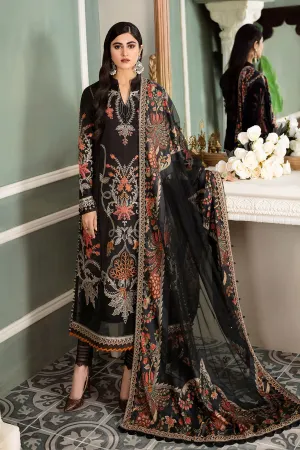 MARIA B | SATEEN COLLECTION 2023 | Black CST-605