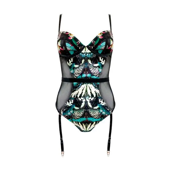 Menagerie Bodysuit - Black/Multi -
