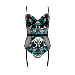 Menagerie Bodysuit - Black/Multi -
