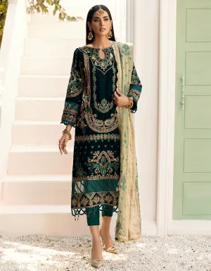 MK-302 | Emaan Adeel Makhmal Collection 2022 | Unstitched & Stitched Embroidered  Valvet Suits