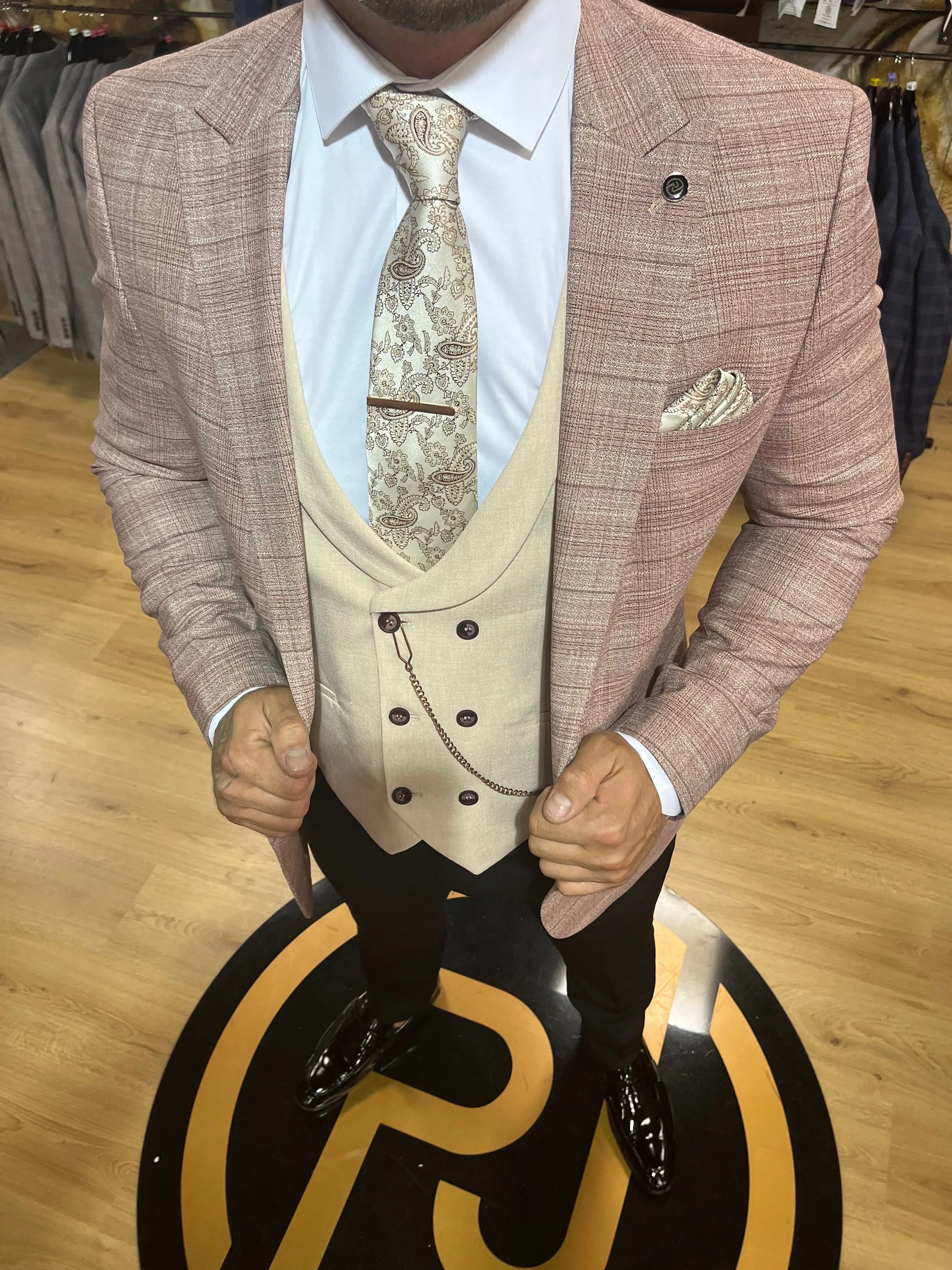 Montana - Dusty Pink 3 Piece Suit