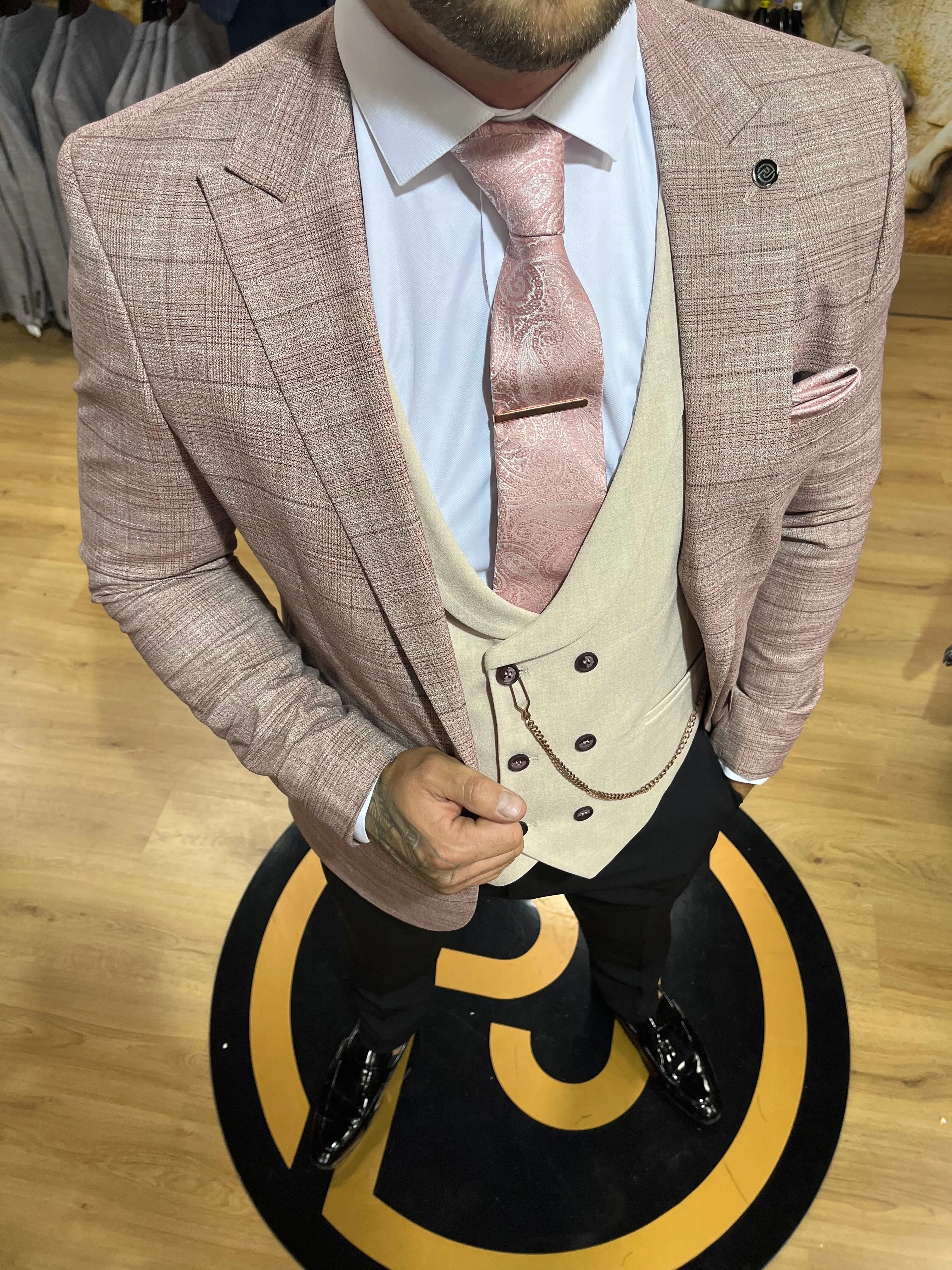 Montana - Dusty Pink 3 Piece Suit