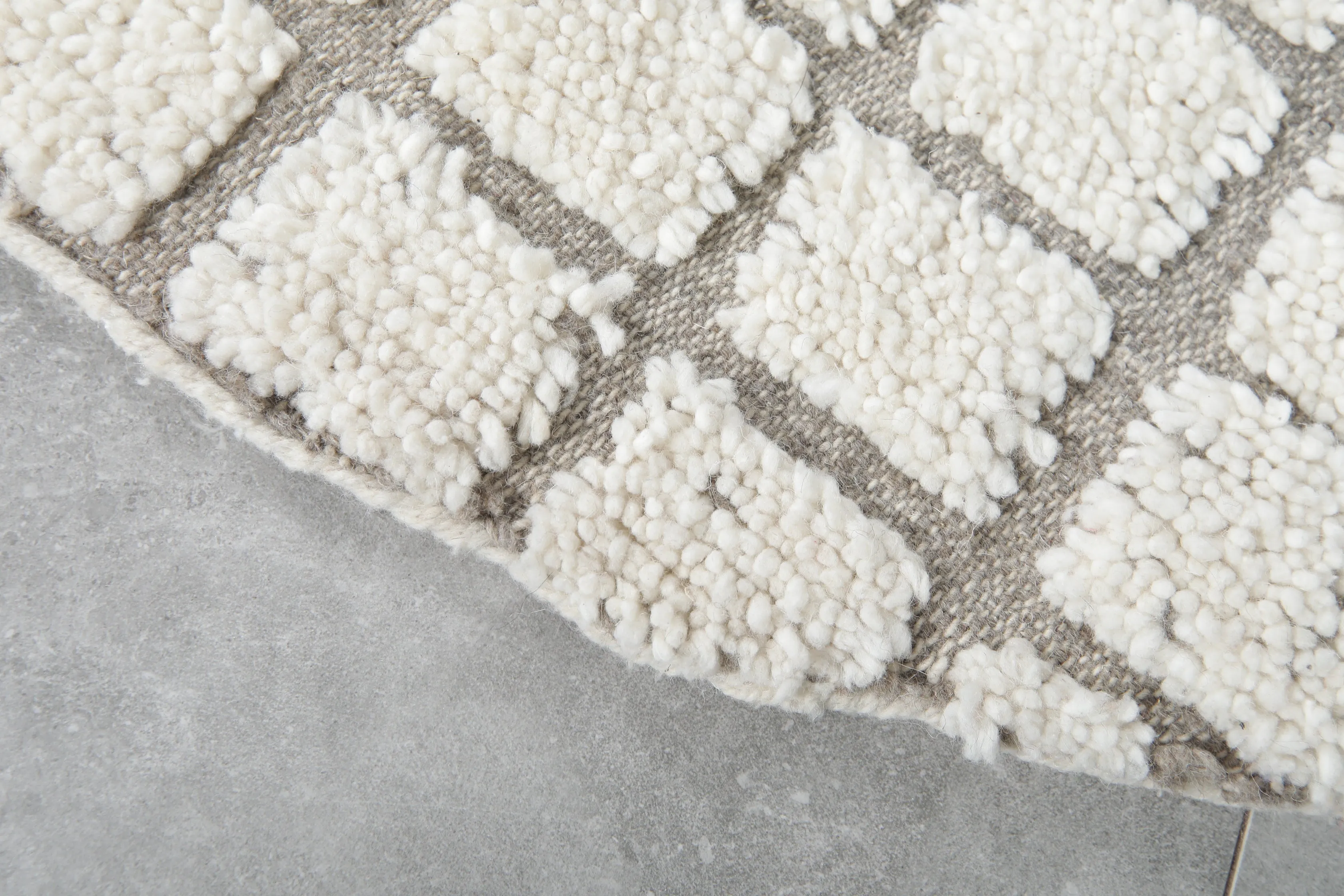 Moroccan round rug - custom size rug