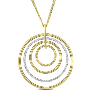 Multi Circle Diamond Pendant