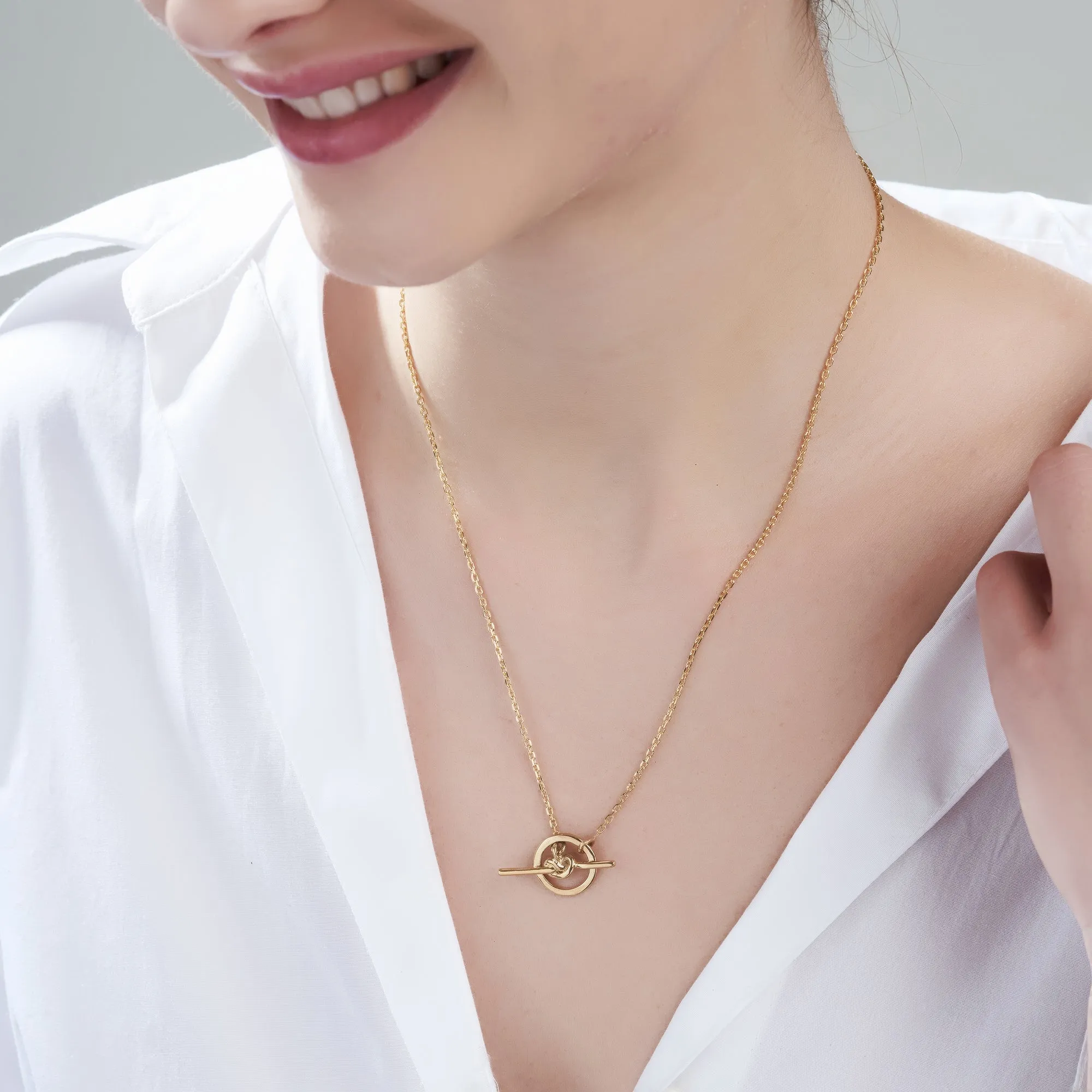 Mysha Knotted Circle of Life Pendant