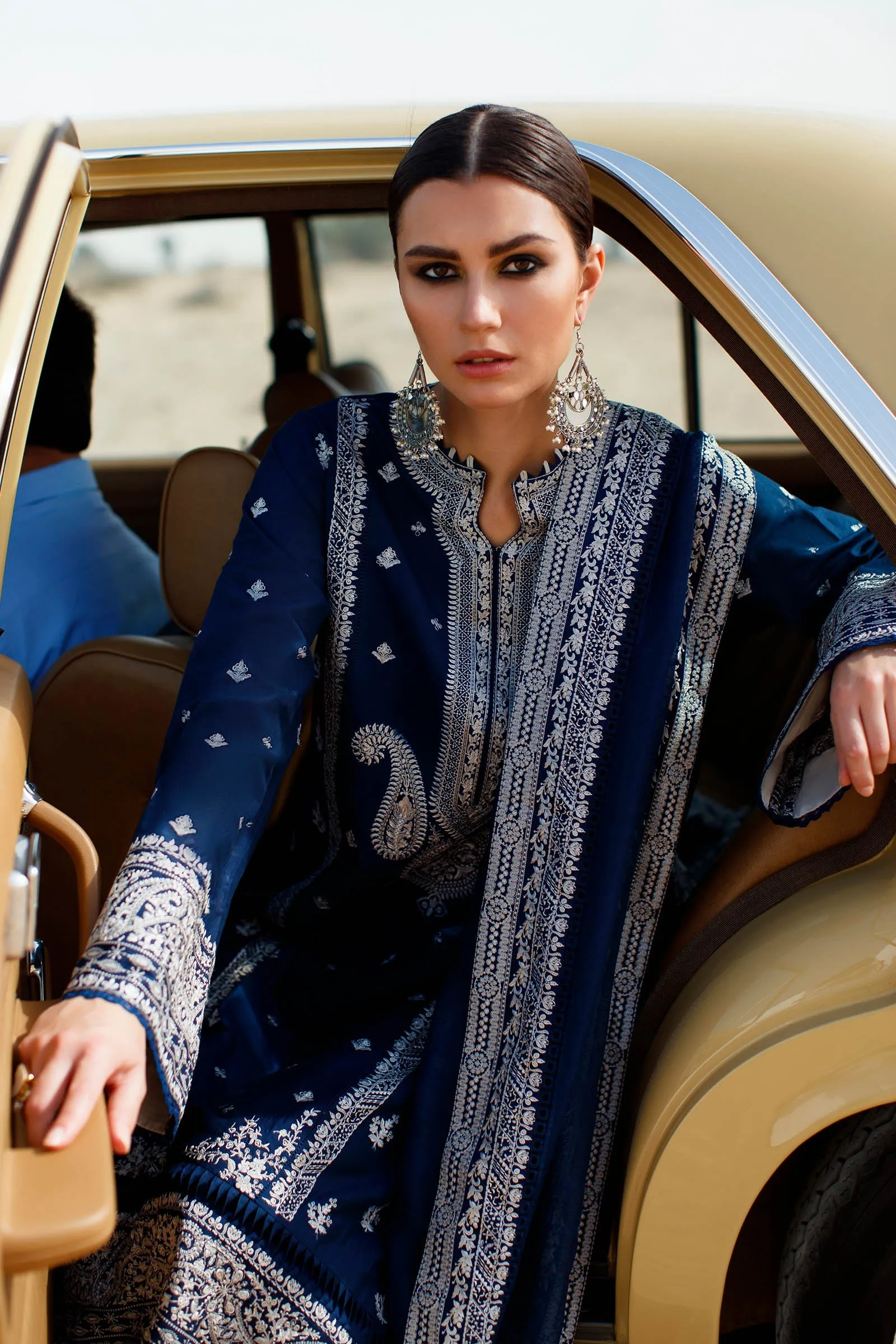 NEGIN (ZL22-14 B) | Zaha Summer Lawn Collection 2022 | Unstitched Embroidered Lawn Suits