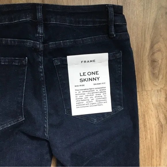 NWT Frame Denim Le One Skinny Jean Mid-rise in Keller