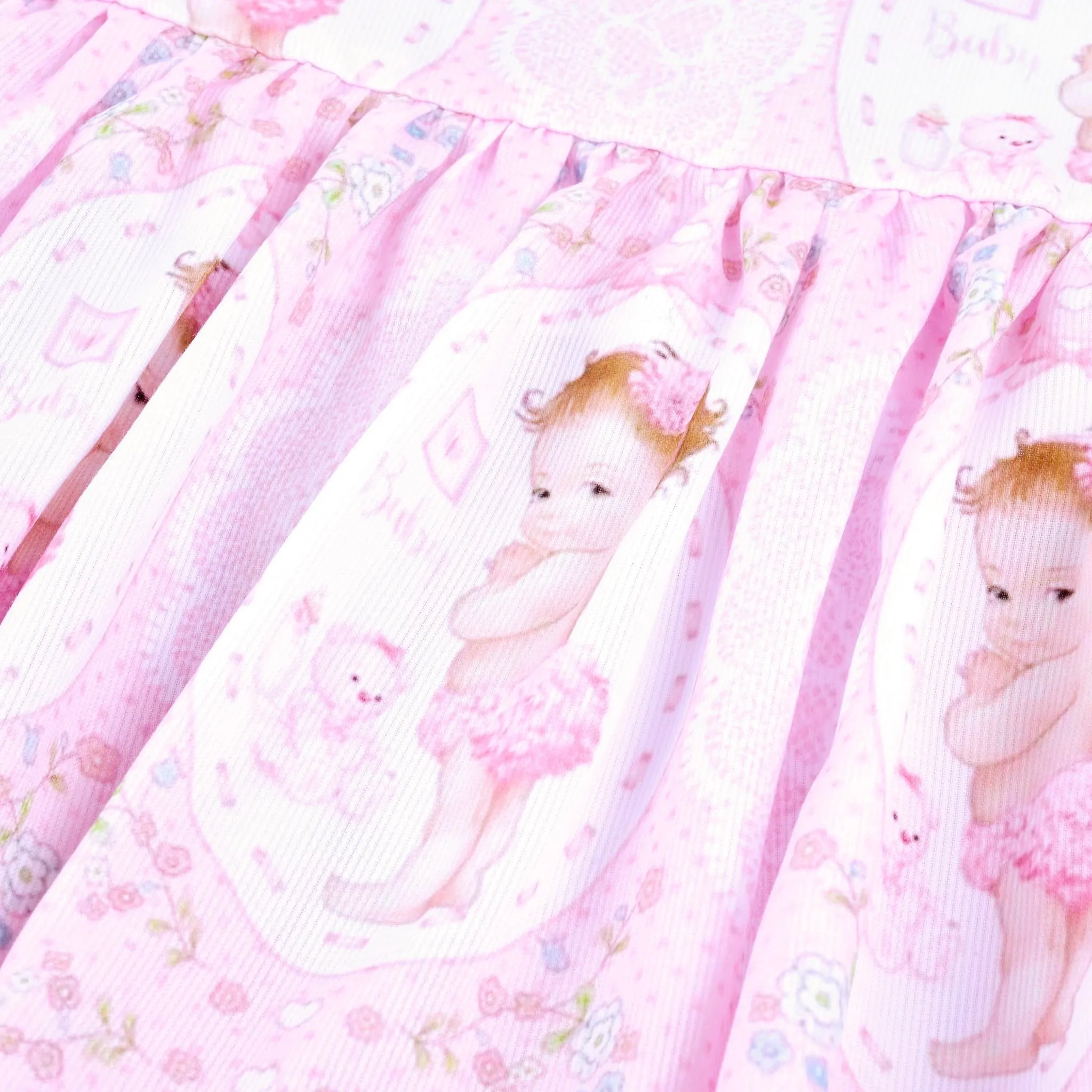 Ocean Baby Girls Vintage Baby Doll Themed Pyjamas (3M-6Yrs) Pjs