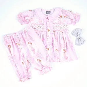 Ocean Baby Girls Vintage Baby Doll Themed Pyjamas (3M-6Yrs) Pjs