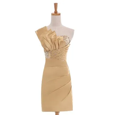 One Shoulder Mini Cocktail Dresses