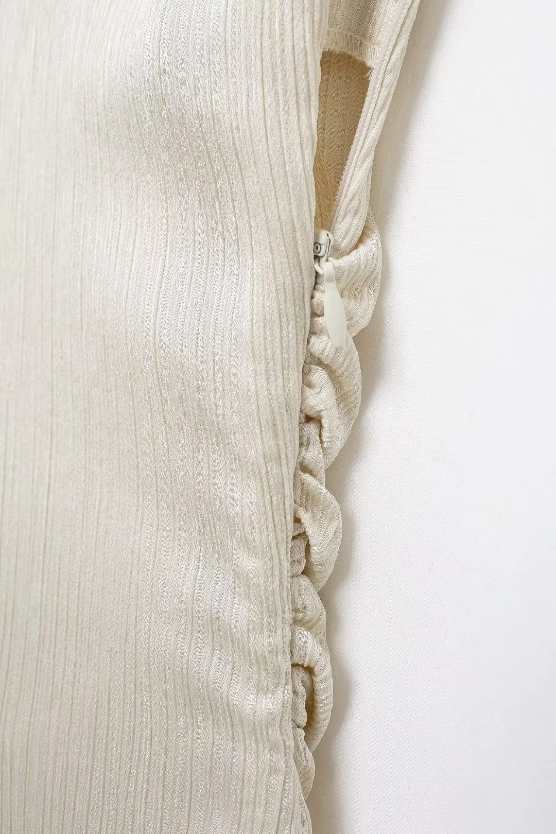 One Shoulder Satin Blouse