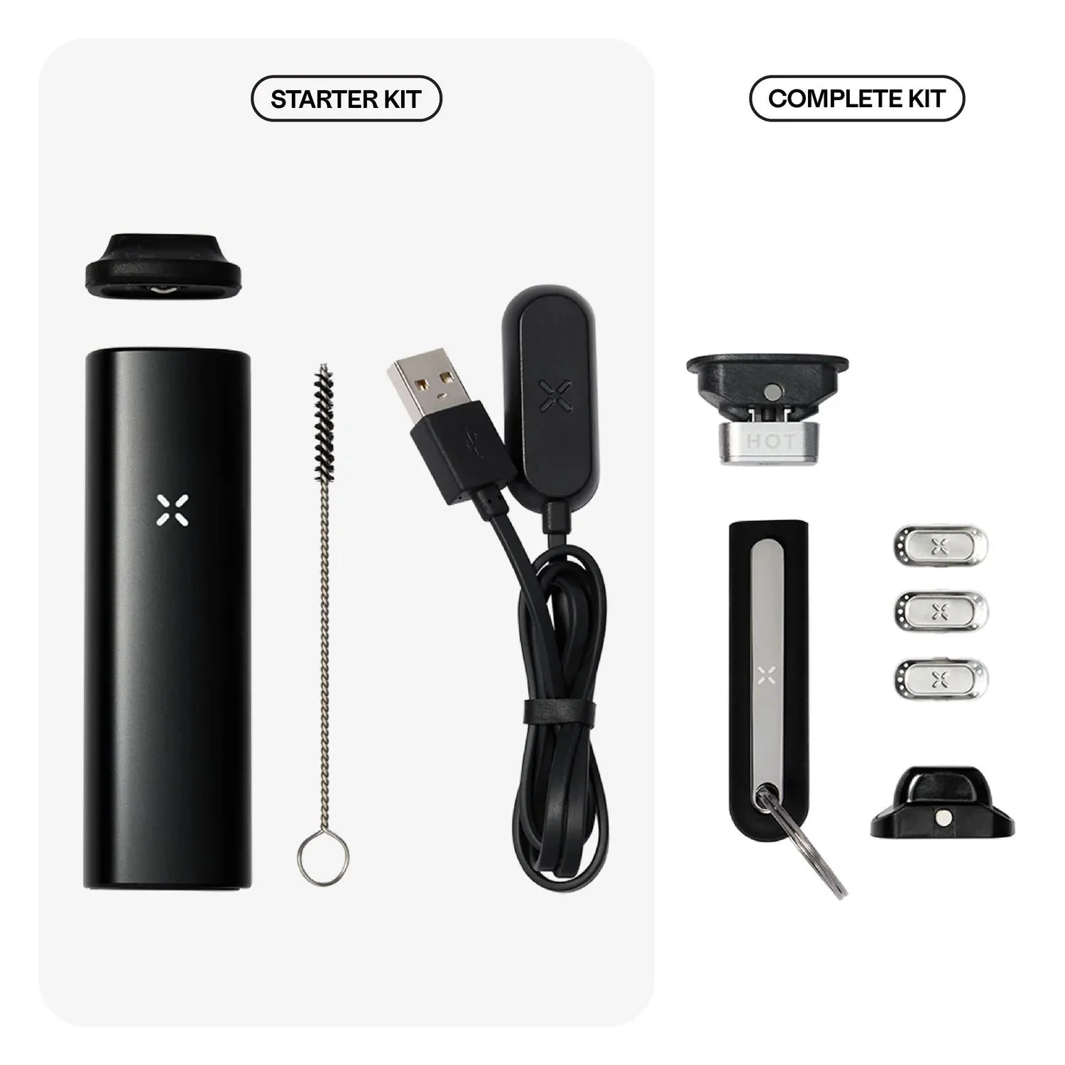 PAX PLUS NEW - COMPLETE KIT VAPORIZER - DUAL USE