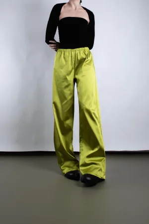 Pecchenino Satin Poolside Pant - RM Exclusive - Sour Apple (PO)