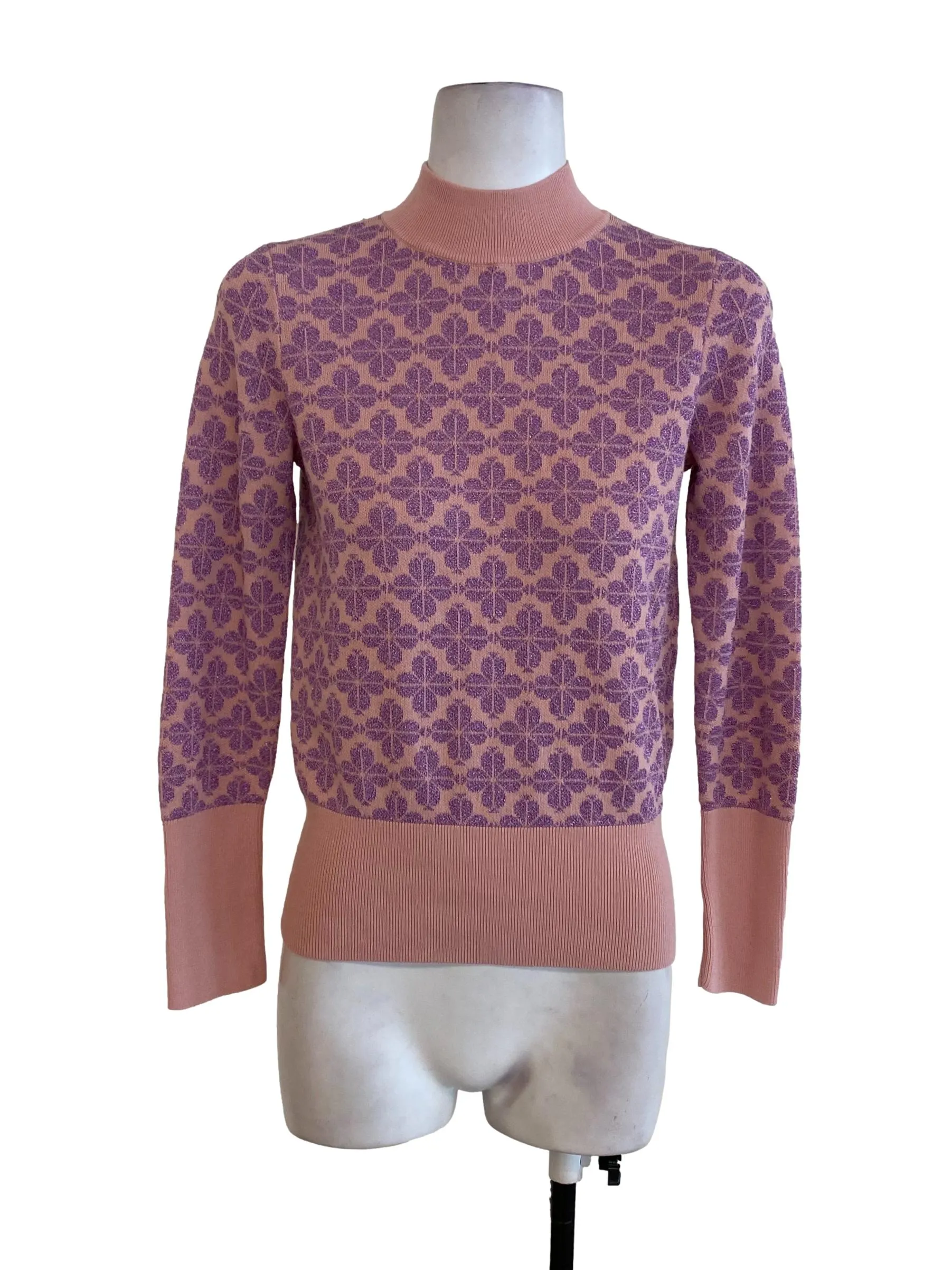 Pink Clover Knitted Top