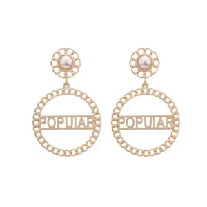 Popular Gold Dangler Earrings