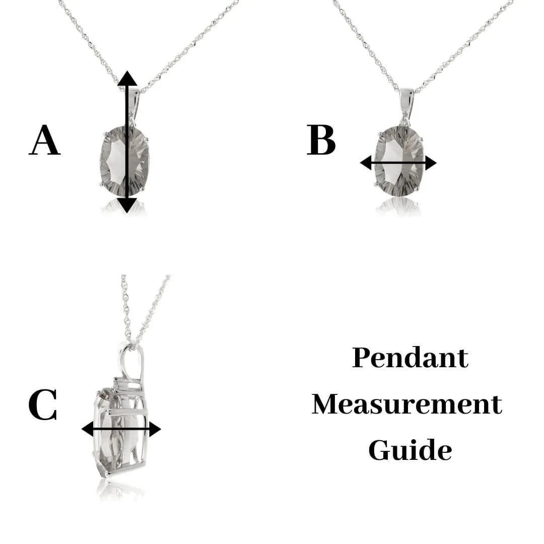 Prong Set Lab Grown Diamond Circle Pendant