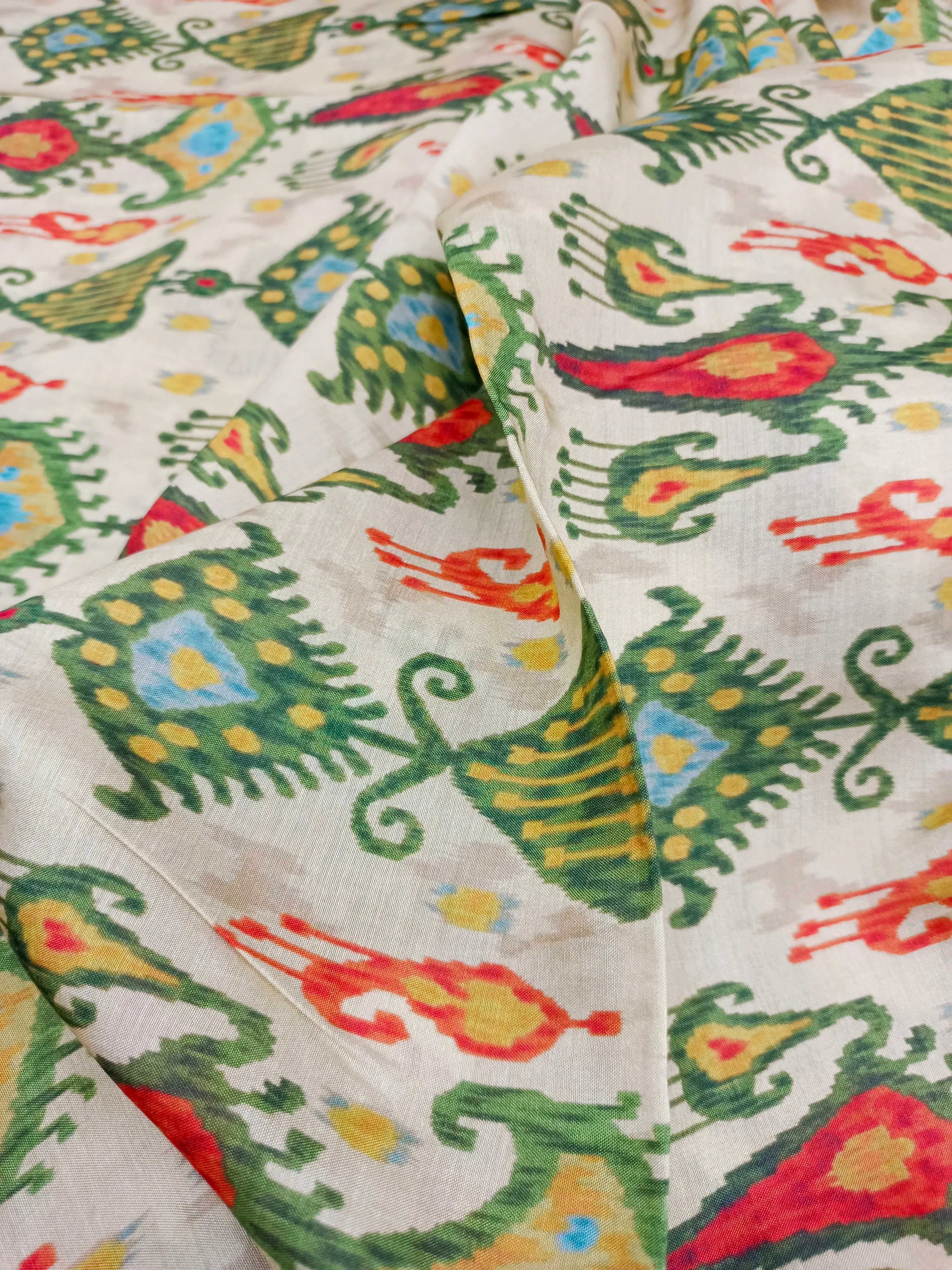 Pure Modal Soft Muslin Digital Printed Fabrics