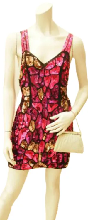 Purple Sequinned Showstopper