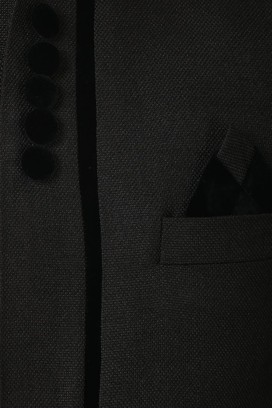 Rayon  Black Bandhgala