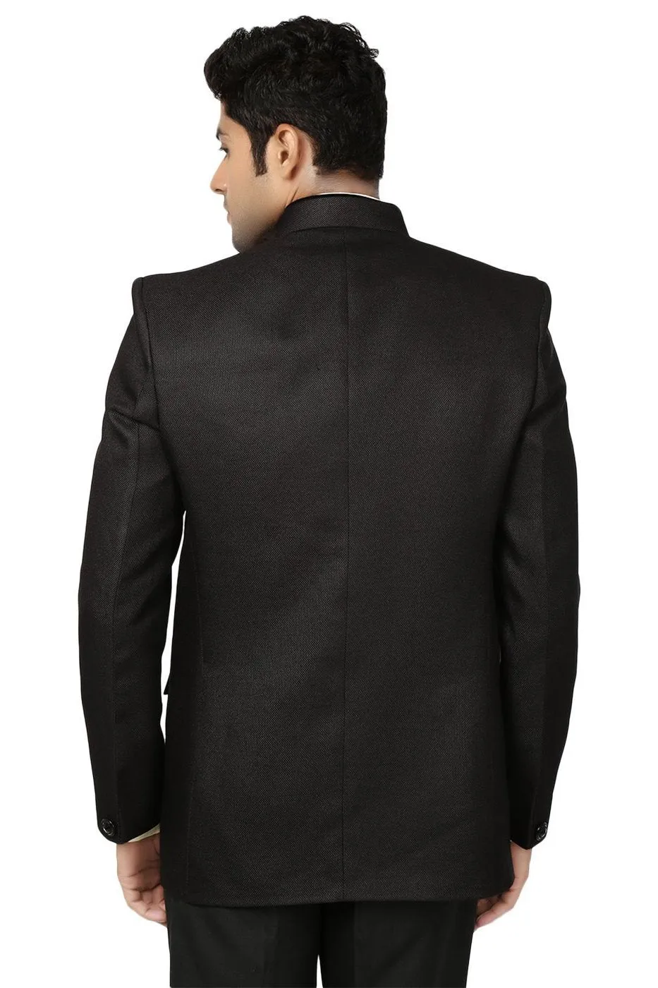 Rayon Black Bandhgala