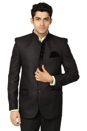 Rayon Black Bandhgala
