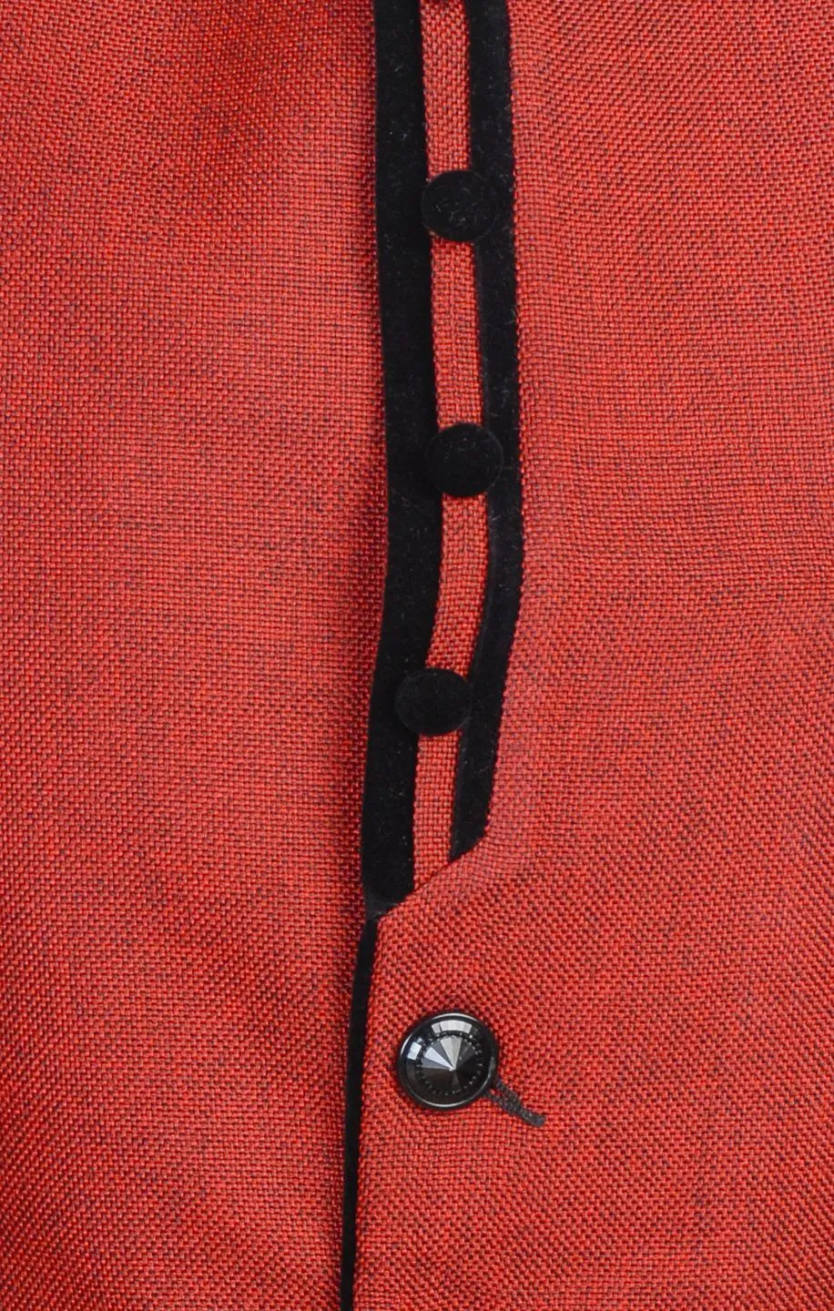Rayon Red Bandhgala