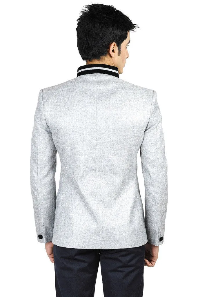 Rayon  Silver Bandhgala
