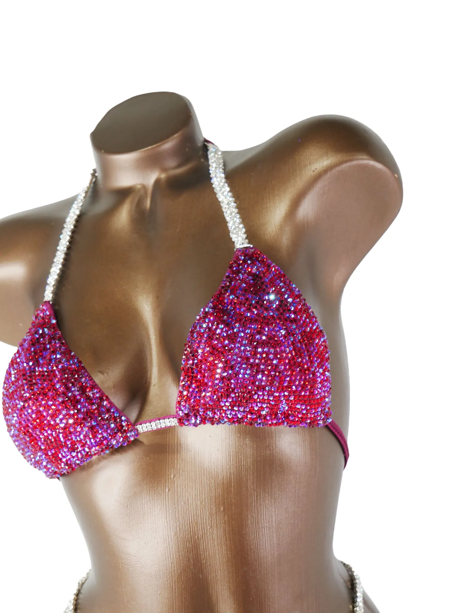 Ready Made Deep Red Blend Bikini Suit