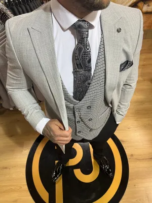Reeves - Grey 3 Piece Suit