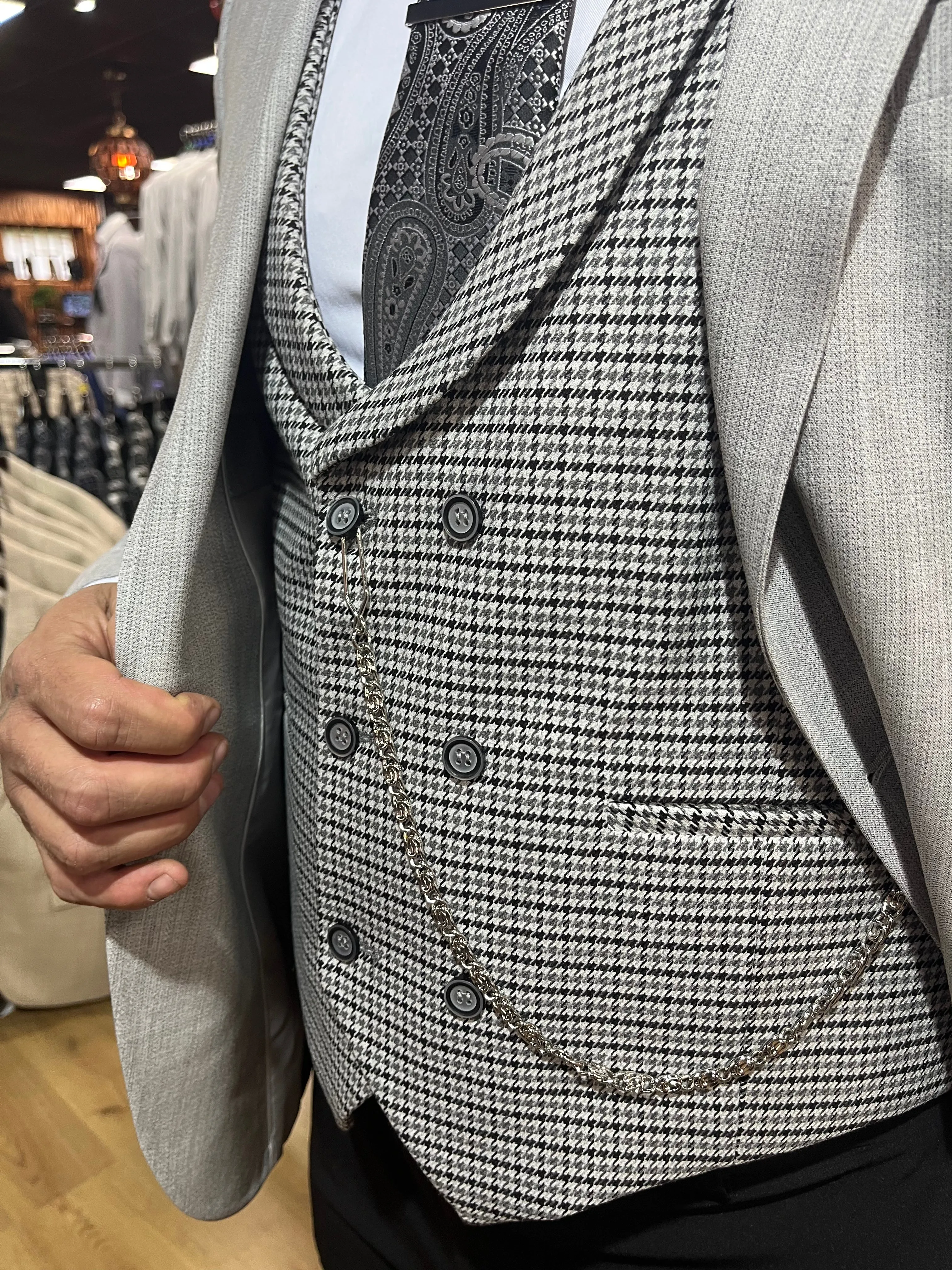 Reeves - Grey 3 Piece Suit