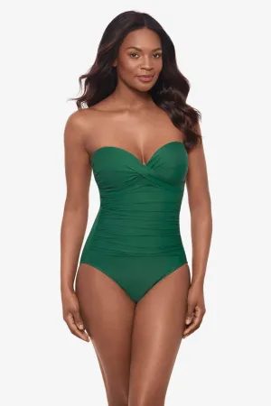 Rock Solid Madrid In Malachite Green - Miracle Suit