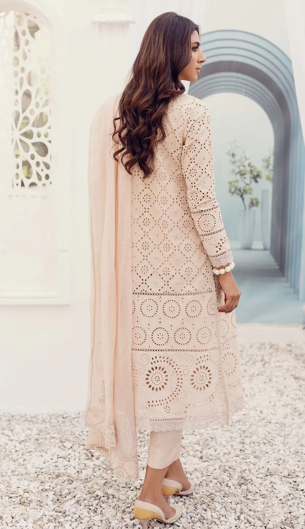 Sabeen Abbas Luxury Lawn Embroidered Chiken Kari Collection ELLIE