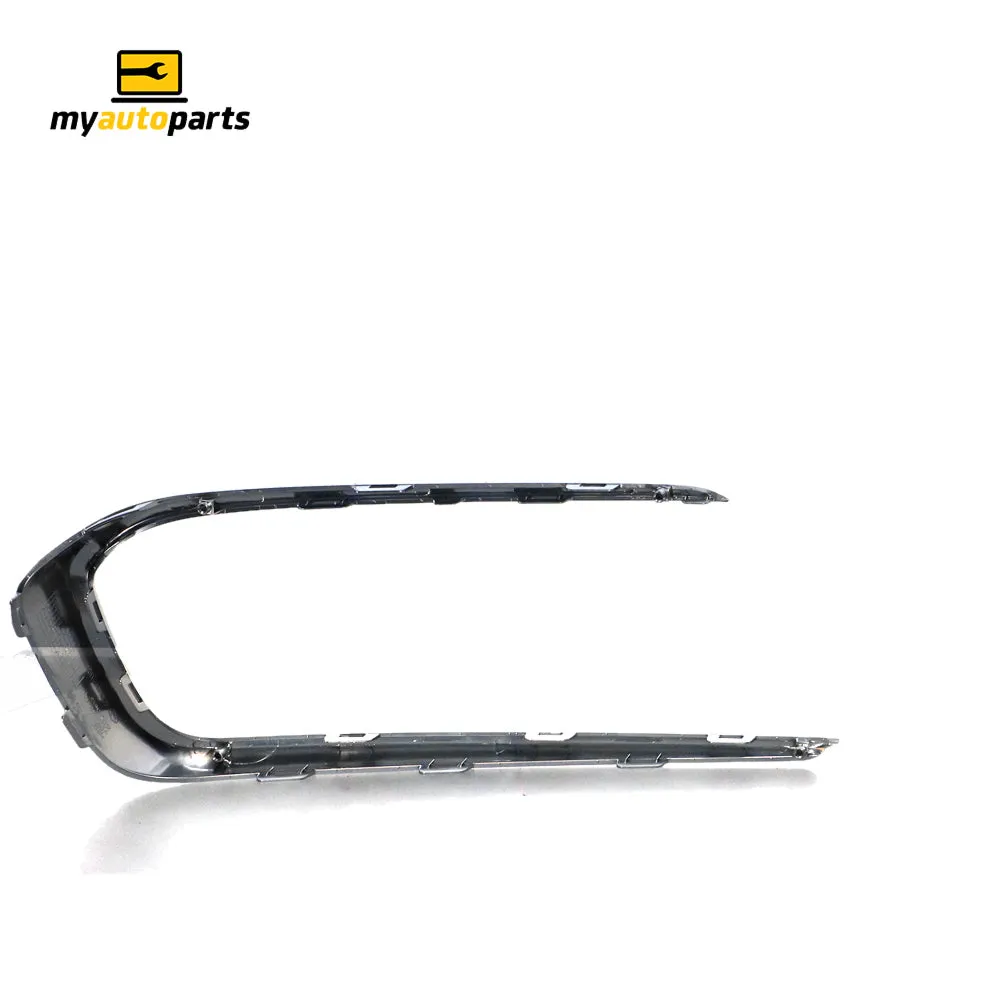 Satin Chrome Front Bar Grille Mould Driver Side Genuine Suits Hyundai Santa Fe DM 2015 to 2018