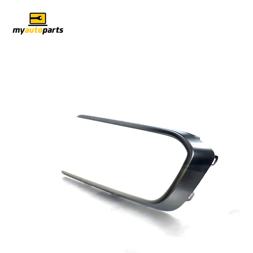Satin Chrome Front Bar Grille Mould Driver Side Genuine Suits Hyundai Santa Fe DM 2015 to 2018
