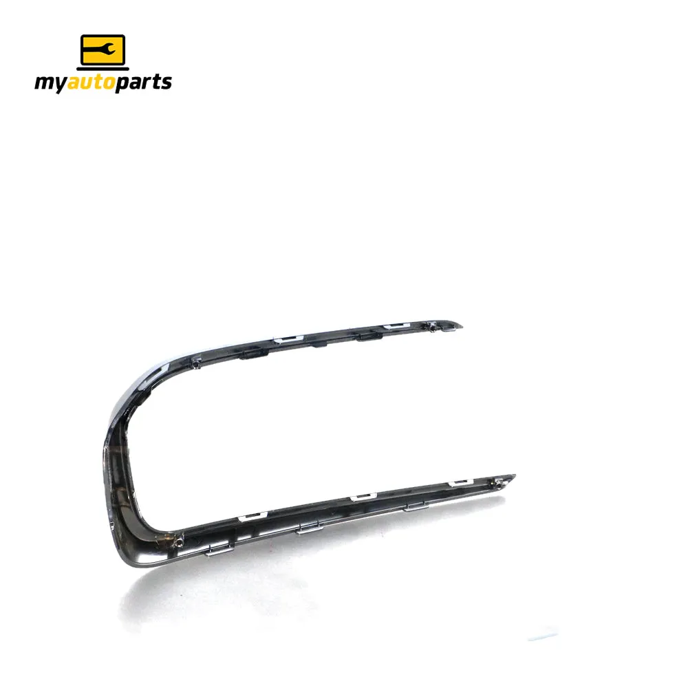 Satin Chrome Front Bar Grille Mould Driver Side Genuine Suits Hyundai Santa Fe DM 2015 to 2018
