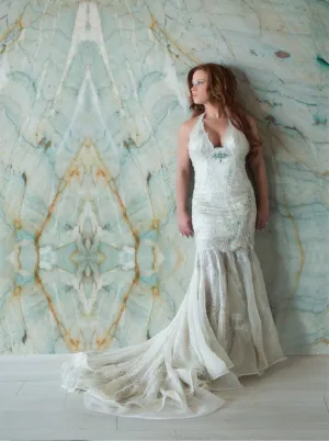 Solstiss Lace Mermaid Gown - Linda Asaf Bridal