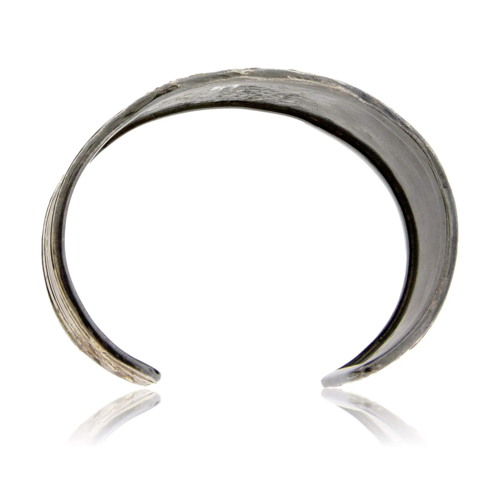 Sterling Silver & CA Gold Nugget Aspen Adorn Cuff Bracelet