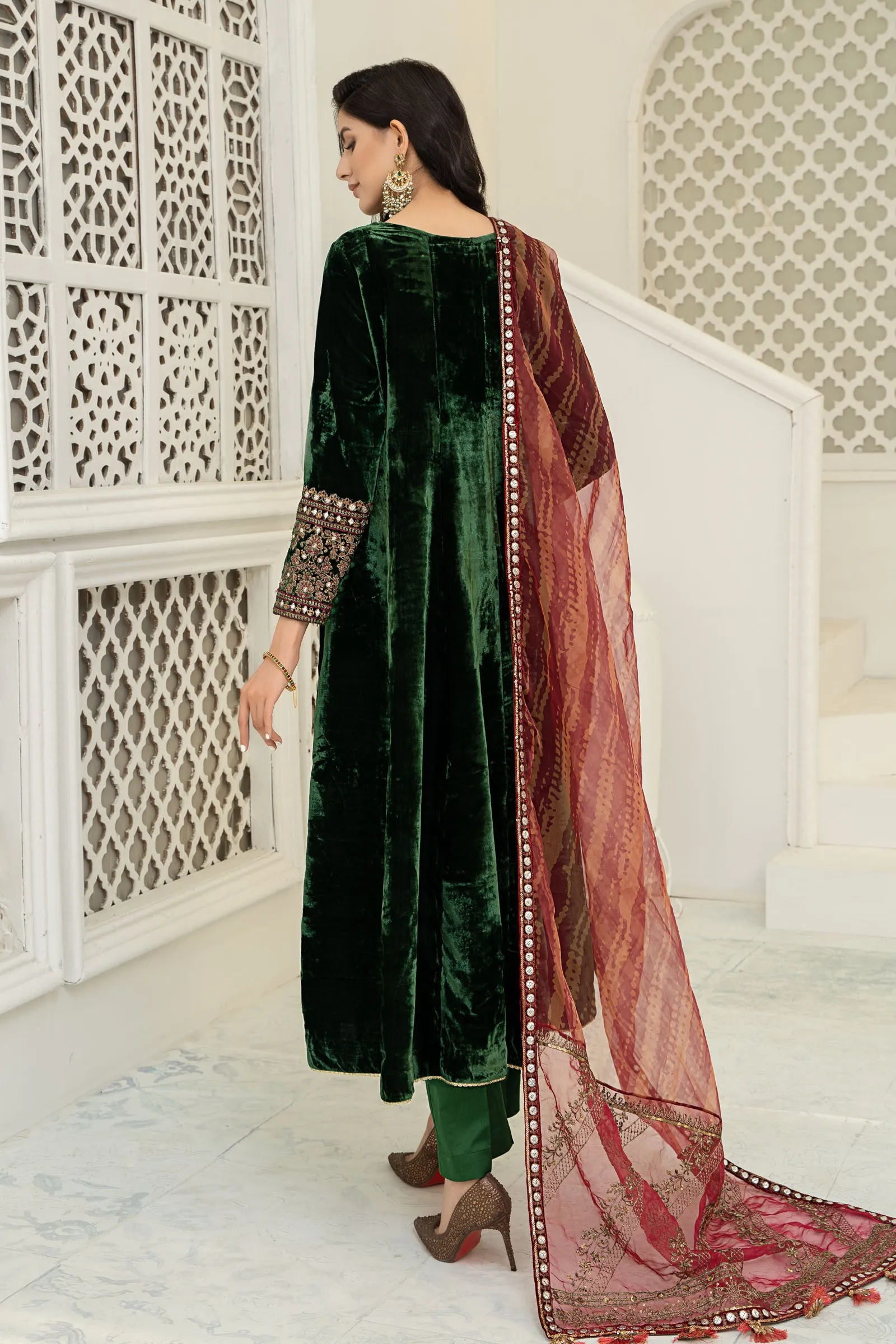 Suit Green SF-W22-06 | Maria B Ready to Wear